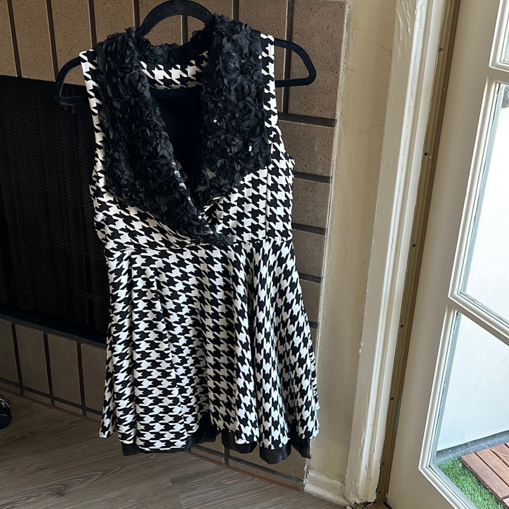Houndstooth Vintage Dress